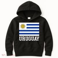 Uruguay National Flag For Proud Fans & Travelers Kids Hoodie thumb 0
