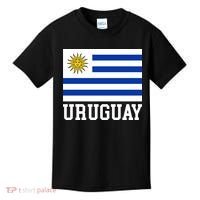 Uruguay National Flag For Proud Fans & Travelers Kids T-Shirt thumb 0