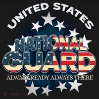 Us National Guard Always Ready Always There Army Gift USA-Made Doggie Bandana thumb 2