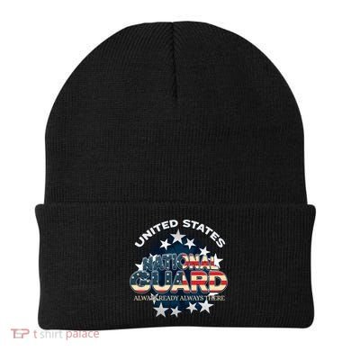 Us National Guard Always Ready Always There Army Gift Beanie
