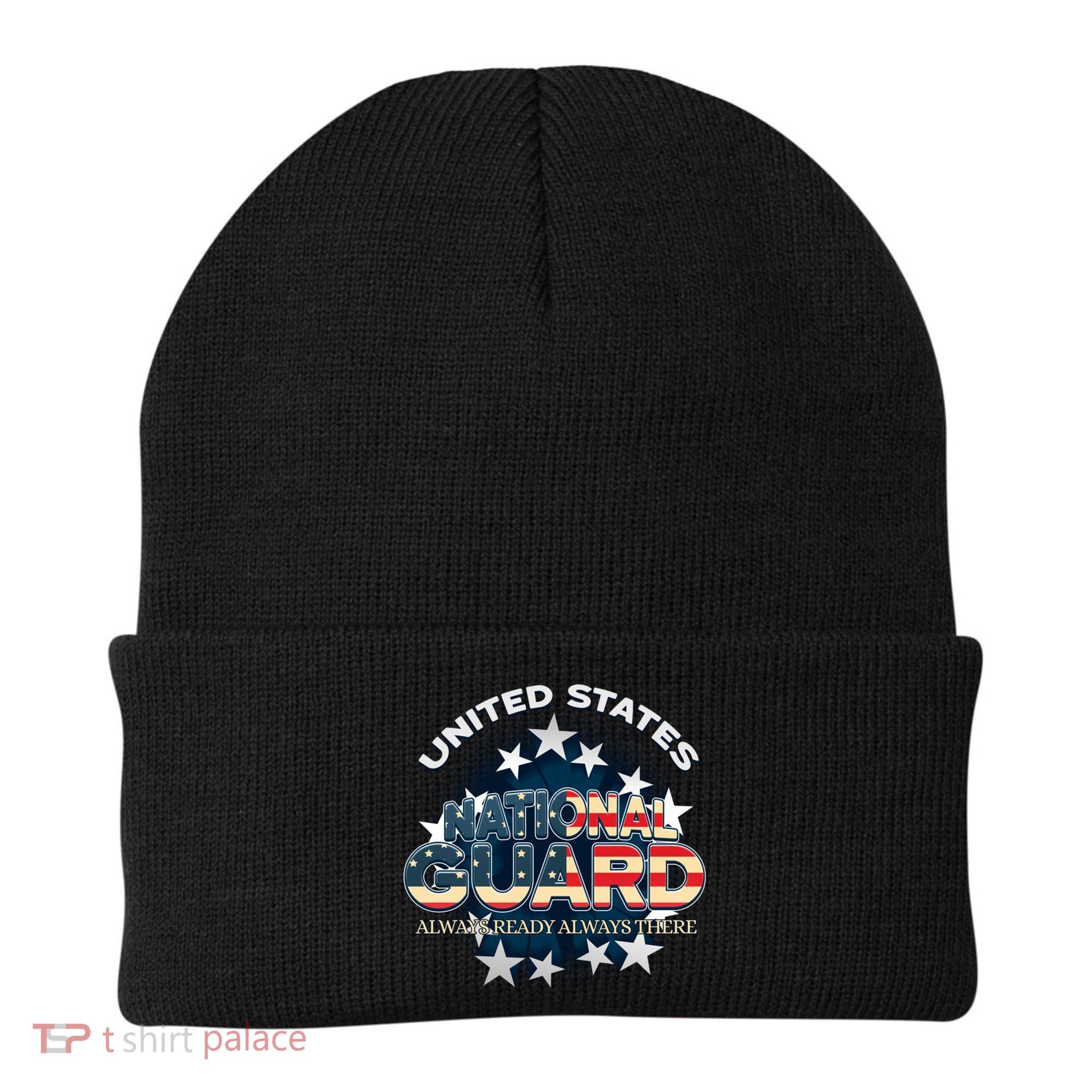 Us National Guard Always Ready Always There Army Gift Beanie