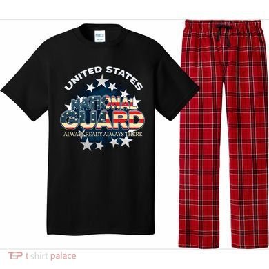 Us National Guard Always Ready Always There Army Gift Pajama Set