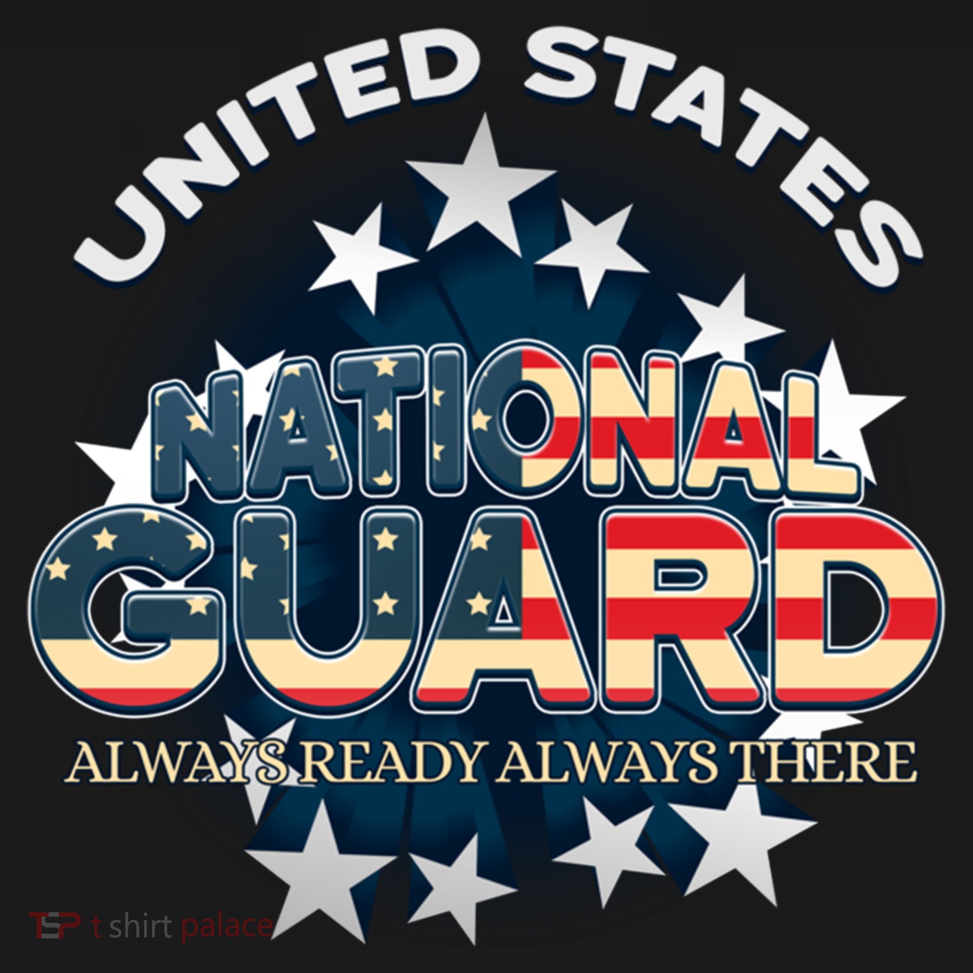 Us National Guard Always Ready Always There Army Gift Ornament