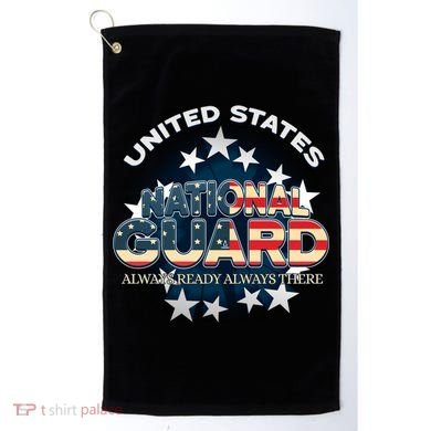 Us National Guard Always Ready Always There Army Gift Golf Towel