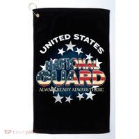 Us National Guard Always Ready Always There Army Gift Golf Towel thumb 0