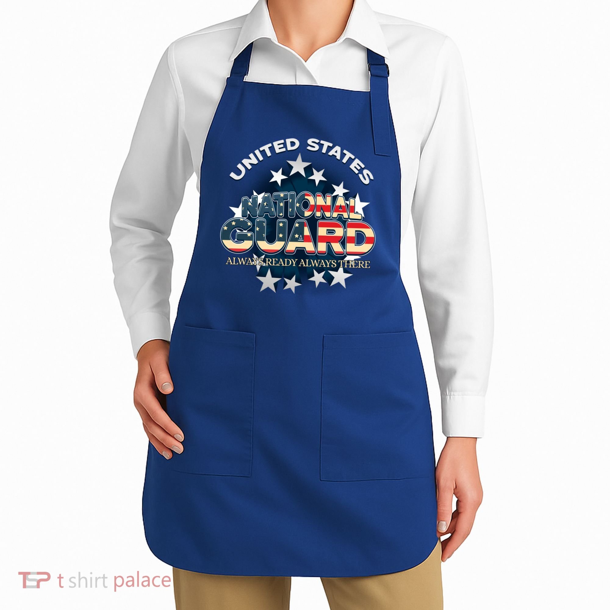 Us National Guard Always Ready Always There Army Gift Apron