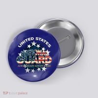 Us National Guard Always Ready Always There Army Gift Button thumb 0