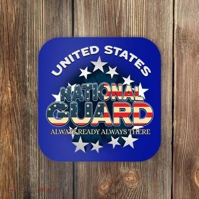 Us National Guard Always Ready Always There Army Gift Coaster