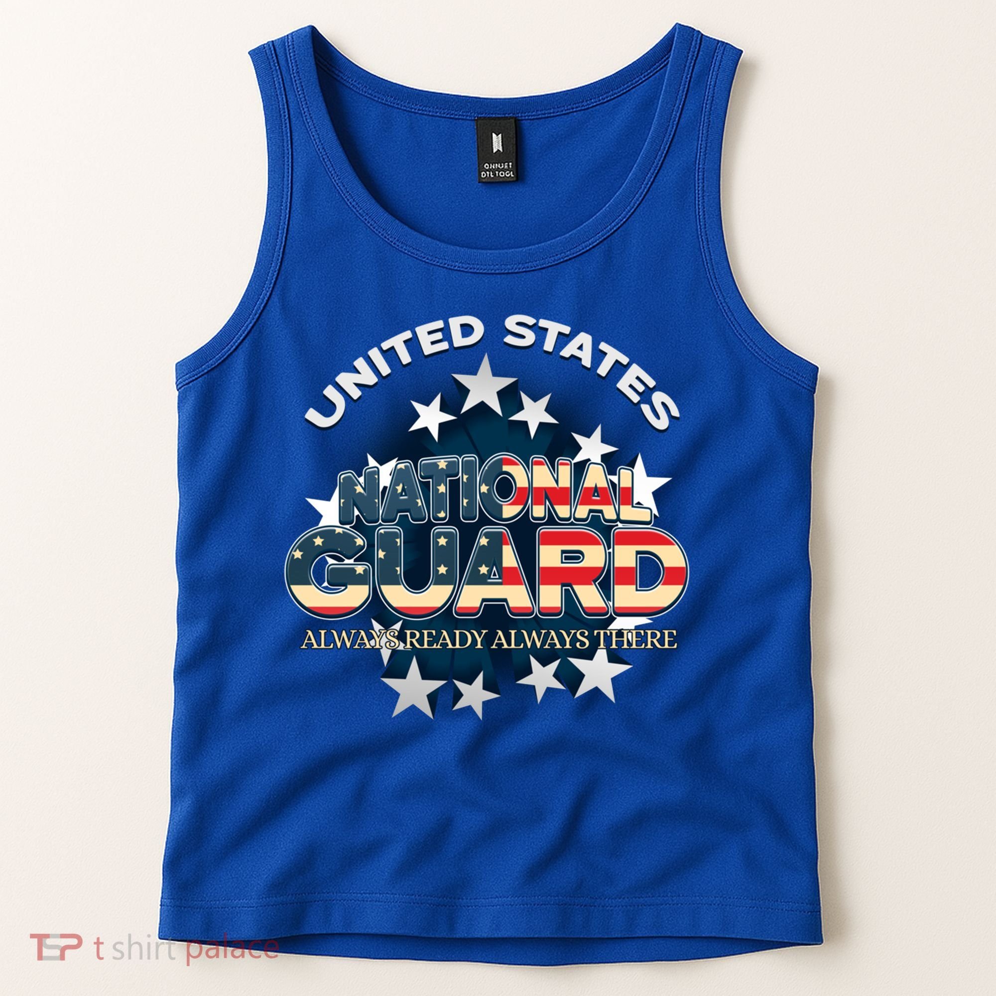 Us National Guard Always Ready Always There Army Gift Tank Top