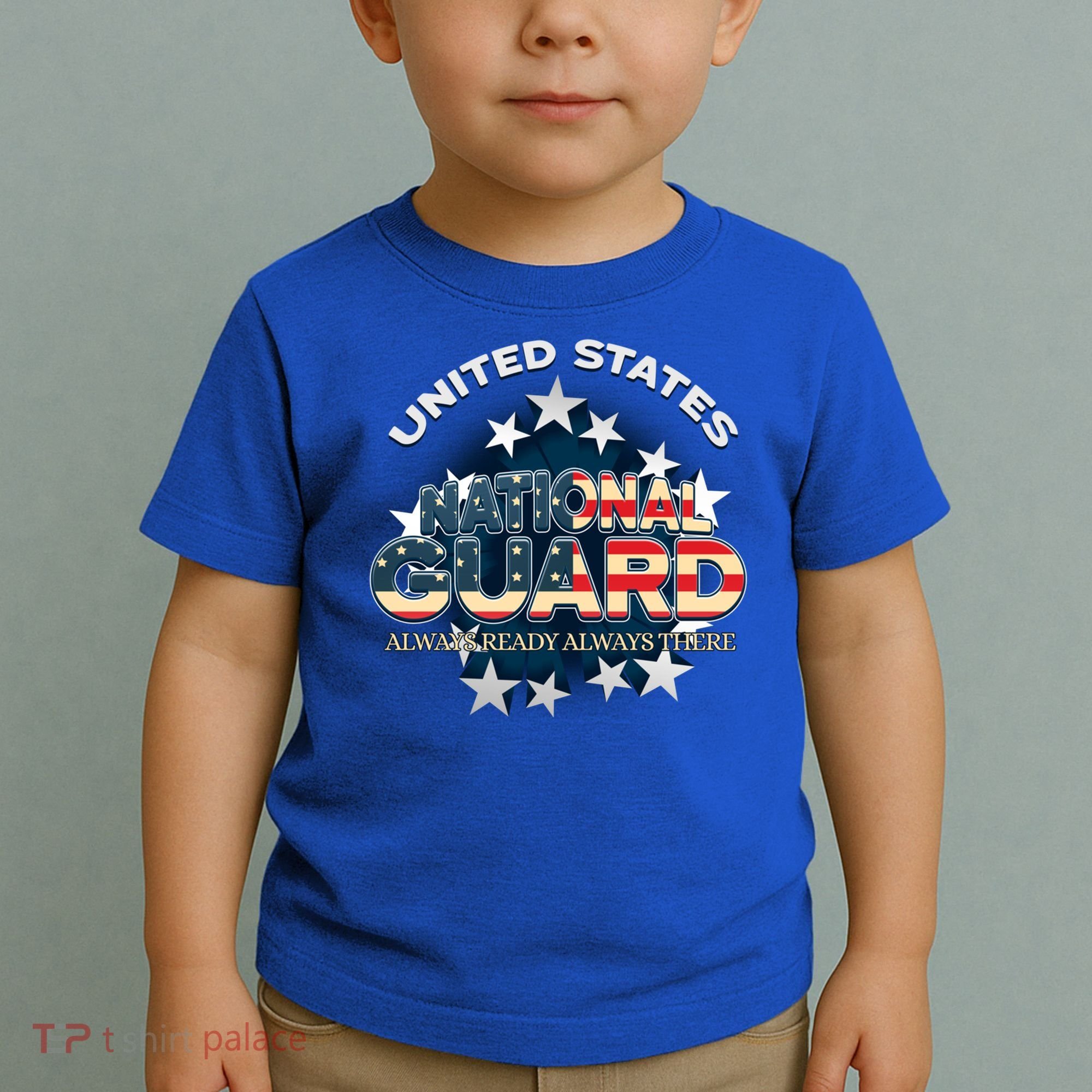 Us National Guard Always Ready Always There Army Gift Toddler T-Shirt