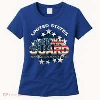Us National Guard Always Ready Always There Army Gift Women's T-Shirt thumb 0