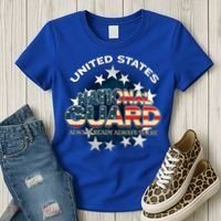 Us National Guard Always Ready Always There Army Gift Women's T-Shirt thumb 3