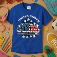 Us National Guard Always Ready Always There Army Gift Kids T-Shirt thumb 3