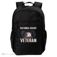 Us National Guard Veteran Eagle Usa Flag Veterans Day Funny Gift Backpack thumb 0