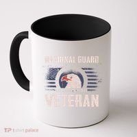 Us National Guard Veteran Eagle Usa Flag Veterans Day Funny Gift Coffee Mug thumb 0