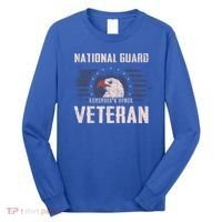Us National Guard Veteran Eagle Usa Flag Veterans Day Funny Gift Long Sleeve Shirt thumb 0