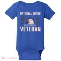 Us National Guard Veteran Eagle Usa Flag Veterans Day Funny Gift Baby Bodysuit thumb 0