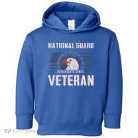 Us National Guard Veteran Eagle Usa Flag Veterans Day Funny Gift Toddler Hoodie thumb 0