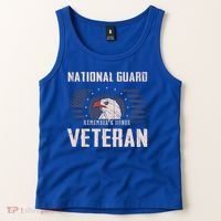 Us National Guard Veteran Eagle Usa Flag Veterans Day Funny Gift Tank Top thumb 2