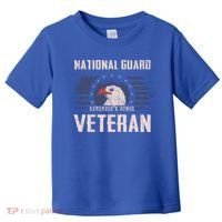 Us National Guard Veteran Eagle Usa Flag Veterans Day Funny Gift Toddler T-Shirt thumb 0