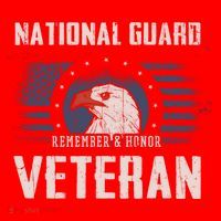 Us National Guard Veteran Eagle Usa Flag Veterans Day Funny Gift Santa Hat thumb 1