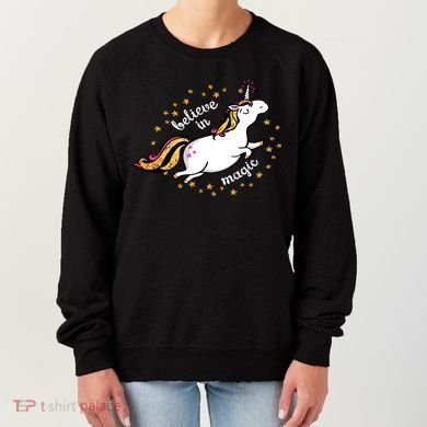 Unicorn Believe In Magic Women's Sweatshirt