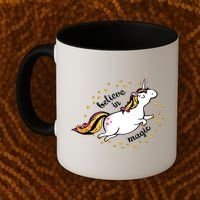Unicorn Believe In Magic Coffee Mug thumb 2