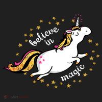 Unicorn Believe In Magic Golf Towel thumb 3