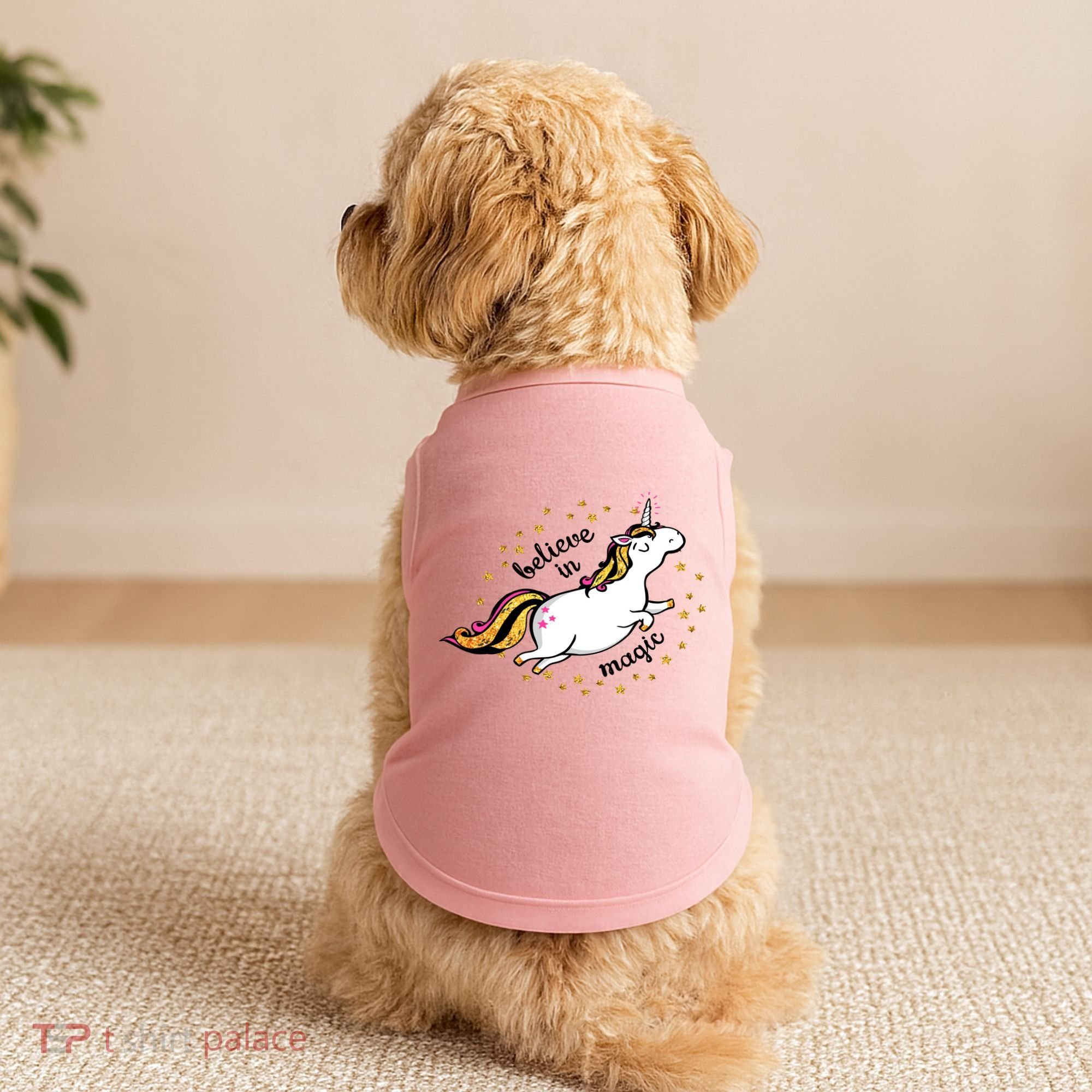 Unicorn Believe In Magic Doggie Tank