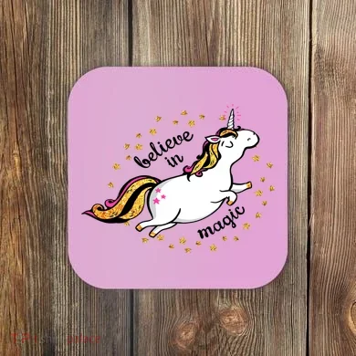Unicorn Believe In Magic Coaster