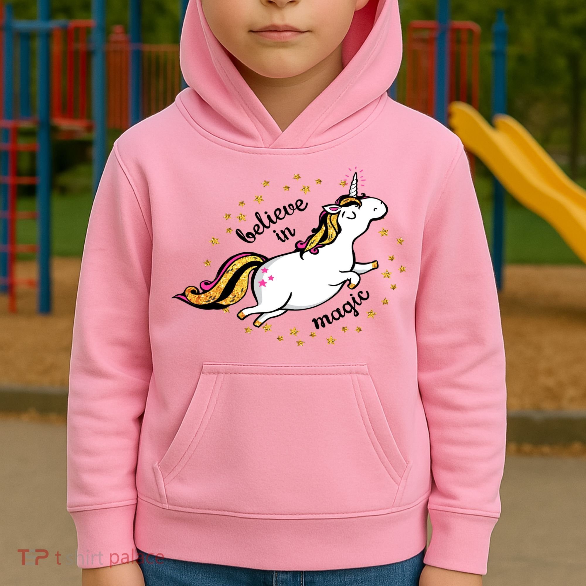 Unicorn Believe In Magic Kids Hoodie