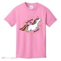 Unicorn Believe In Magic Kids T-Shirt thumb 0