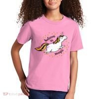 Unicorn Believe In Magic Kids T-Shirt thumb 2