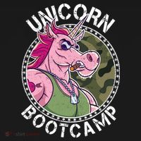 Unicorn Boot Camp USA-Made Doggie Bandana thumb 2