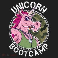 Unicorn Boot Camp Golf Towel thumb 3