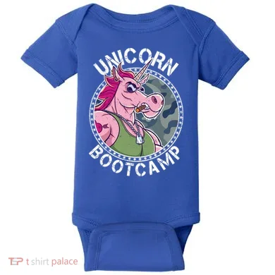 Unicorn Boot Camp Baby Bodysuit