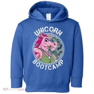 Unicorn Boot Camp Toddler Hoodie