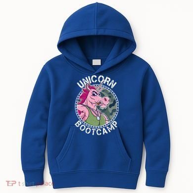Unicorn Boot Camp Kids Hoodie
