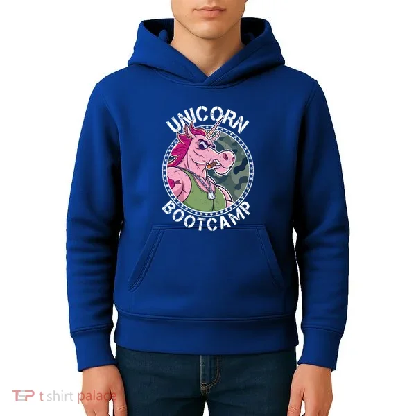 Unicorn Boot Camp Kids Hoodie