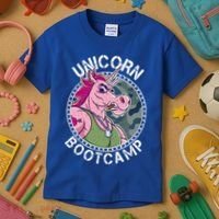 Unicorn Boot Camp Kids T-Shirt thumb 3
