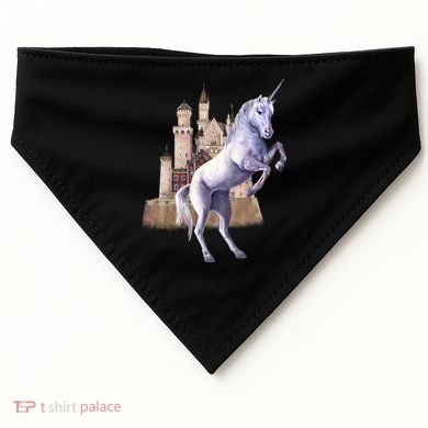 Unicorn Castle USA-Made Doggie Bandana