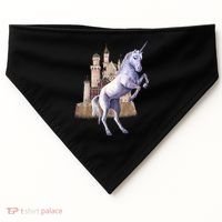 Unicorn Castle USA-Made Doggie Bandana thumb 0