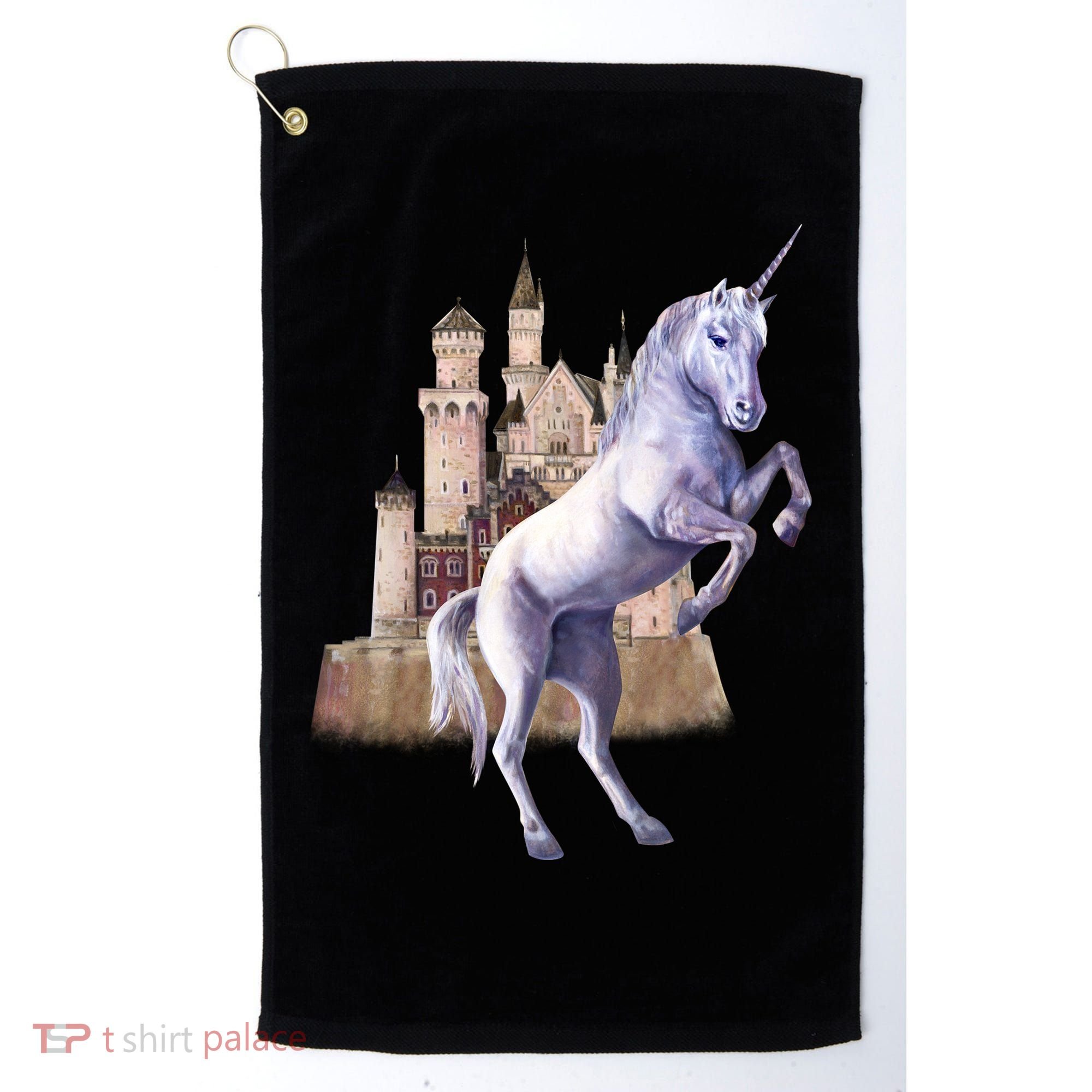 Unicorn Castle Golf Towel