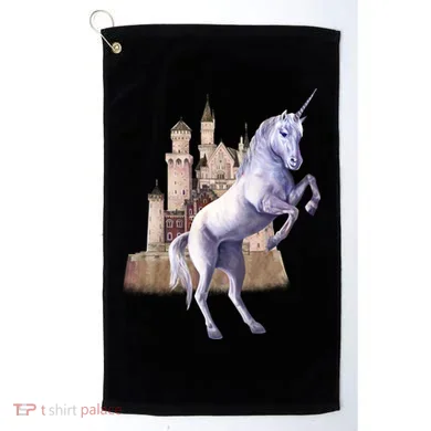 Unicorn Castle Golf Towel