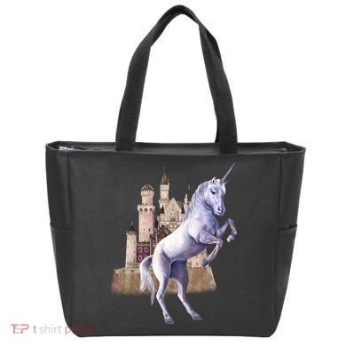 Unicorn Castle Tote Bag