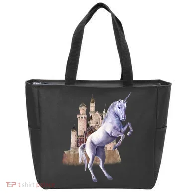 Unicorn Castle Tote Bag