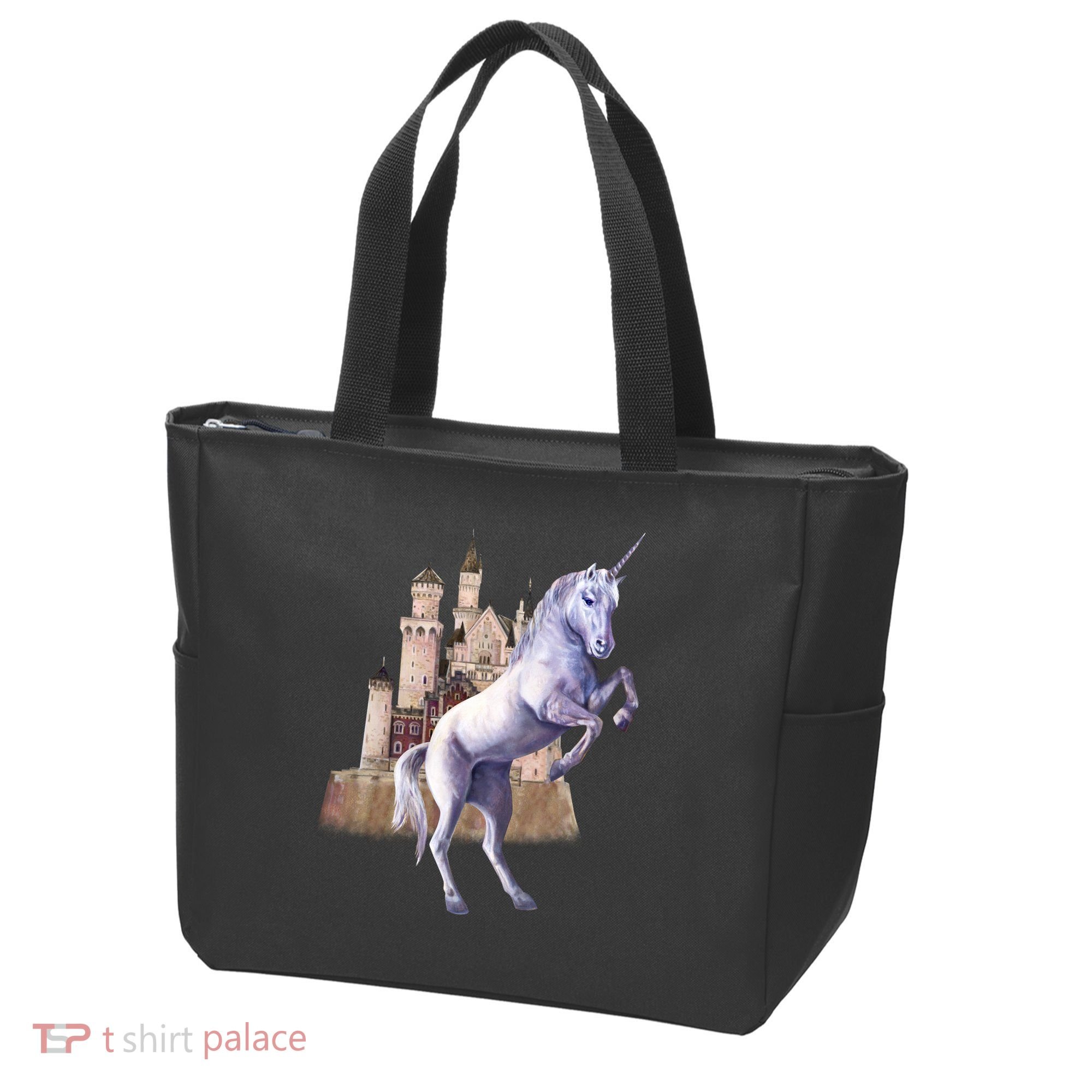 Unicorn Castle Tote Bag