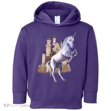 Unicorn Castle Toddler Hoodie