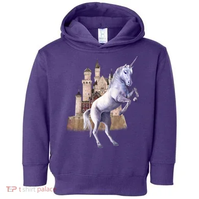 Unicorn Castle Toddler Hoodie