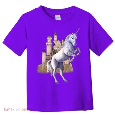 Unicorn Castle Toddler T-Shirt